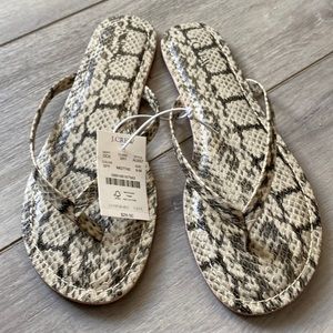 NWT J.Crew Flip Flops size 9